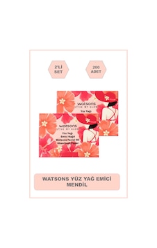 Yüz Yağ Emici Mendil 100 2 Adet