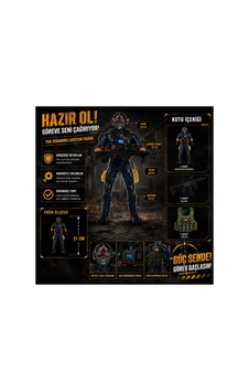 Swat Askeri Aksiyon Figürü Seti 1:6 Ölçek, 31 Cm - 893561175