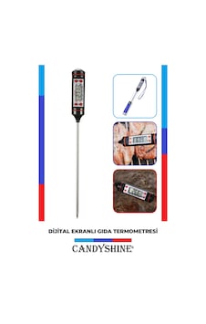 Dijital Gıda Termometresi Sıvı Gıda Yiyecek Sıcaklık Ölçer