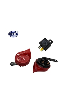 Hella 12v Dadat Korna 400/500 Hz 2 Fişli Takım Hella 12v Dadat Korna 400/500 Hz 2 Fişli Takım