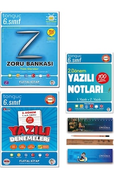 Tonguç Akademi 6. Sınıf Zoru Bankası Tüm Dersler 2. Dönem Yazılı Denemeleri Yazılı Notları Set 3 Kitap Tonguç Akademi 6. Sınıf Zoru Bankası Tüm Dersler 2. Dönem Yazılı Denemeleri Yazılı Notları Set 3 Kitap