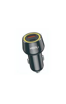 Hepu Hp-783 120w Hızlı Araç Şarj Cihazı Type-c & Usb Çıkışlı Metal Kasa Hepu Hp-783 120w Hızlı Araç Şarj Cihazı Type-c & Usb Çıkışlı Metal Kasa