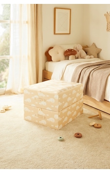 Ocean Home Textile 2'li Çocuk Odası Sevimli Balina Destekli Kutu Hurç Set 45 X 55 X 18 Cm Bej Ocean Home Textile 2'li Çocuk Odası Sevimli Balina Destekli Kutu Hurç Set 45 X 55 X 18 Cm Bej