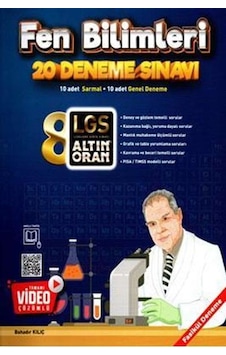Altın Oran 8. Sınıf Fen Bilimleri 20 Deneme Tamamı Video Çözümlü N11.1687 Altın Oran 8. Sınıf Fen Bilimleri 20 Deneme Tamamı Video Çözümlü N11.1687