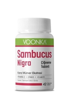 Voonka Sambucus Nigra 42 Çiğnenebilir Tablet Voonka Sambucus Nigra 42 Çiğnenebilir Tablet