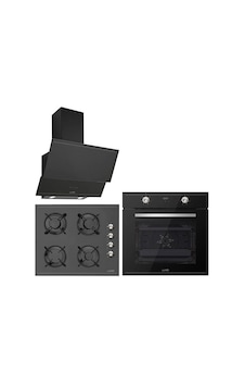Luno 502B - CS5335B - 3420B Siyah Ankastre Set Luno 502B - CS5335B - 3420B Siyah Ankastre Set
