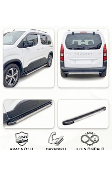 Peugeot Rifter Yan Basamak Ve Arka Basamak