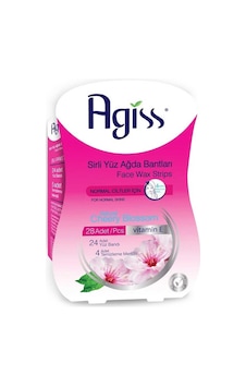 Agiss Cheery Blossom Normal Ciltler için Yüz Bölgesi Sir Ağda Bantları 24'lü + Temizleme Mendili 4'lü Agiss Cheery Blossom Normal Ciltler için Yüz Bölgesi Sir Ağda Bantları 24'lü + Temizleme Mendili 4'lü