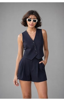 Gigi Wardrobe Mia Yelek Takım Lacivert Lacivert Gigi Wardrobe Mia Yelek Takım Lacivert Lacivert