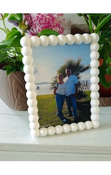 Bşkvirgo 3d Baskı İnci Baloncuk Fotoğraf Çerçevesi Boncuk Kenarlı Modern Fotoğraf Çerçevesi Masaüstü Beyaz Bsk2026 Bşkvirgo 3d Baskı İnci Baloncuk Fotoğraf Çerçevesi Boncuk Kenarlı Modern Fotoğraf Çerçevesi Masaüstü Beyaz Bsk2026