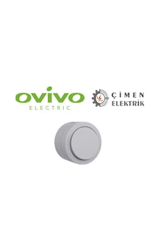Ovivo Xone Gri Tekli Anahtar Sıva Üstü Ovivo Xone Gri Tekli Anahtar Sıva Üstü
