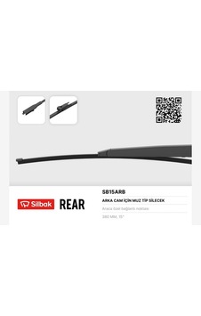 Silecek - 966 - Süpürgesi Arka Muz Tipi 380mm - Kmrsfres - Vıto 09/10 Silecek - 966 - Süpürgesi Arka Muz Tipi 380mm - Kmrsfres - Vıto 09/10