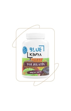 Blue Kimya Jelatin Toz Helal Sığır Jelatini Gelatin Powder 100 G