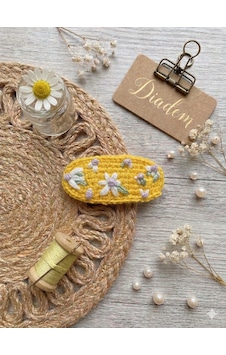 Diadem Aksesuar Çiçek Bahçesi Diadem Sarı