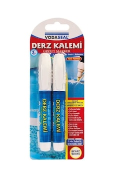 Vodaseal Çift Uçlu Su Bazlı Kokusuz Kalıcı Derz Kalemi Beyaz 2 Adet Diğer Vodaseal Çift Uçlu Su Bazlı Kokusuz Kalıcı Derz Kalemi Beyaz 2 Adet Diğer