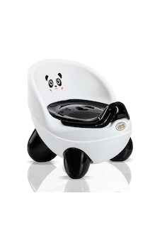 Violet Passion 0084 Panda Bebek Lazımlığı Beyaz Beyaz - Siyah