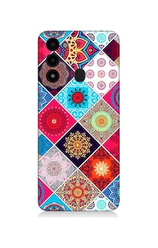Tecno Spark 8c Uyumlu Silikon Kılıf Pitikare Mandala Desenler Tecno Spark 8c Uyumlu Silikon Kılıf Pitikare Mandala Desenler
