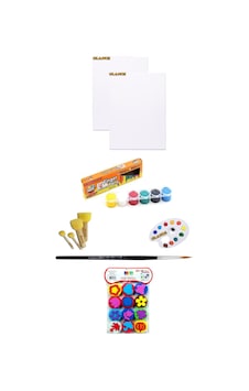 Funny Kids 6x15 ml Parmak Boyası 25x35 Tuval