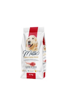 Motto Kuzu Etli Ve Pirinçli Yetişkin Köpek Maması 15 KG