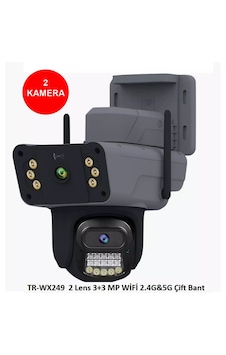 Trio Tr-wx249 2 Kameralı 3+3 Mp Wifi 2.4g&5g Çift Bant Veesky