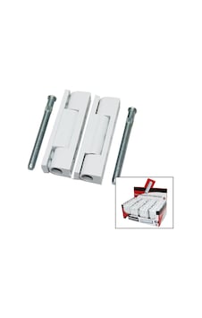 Kervan 2 Parça Beyaz 90mm Pvc Kapı Menteşesi- 44'li Paket Kervan 2 Parça Beyaz 90mm Pvc Kapı Menteşesi- 44'li Paket