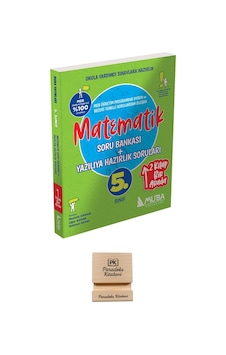 Muba 5. Sınıf Matematik Soru Bankası Ve Yazılıya Hazırlık Soruları + Telefon Standı