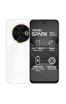 Tecno Spark 30C 8 GB 256 GB Orbit Beyaz Teşhir Tecno Spark 30C 8 GB 256 GB Orbit Beyaz Teşhir
