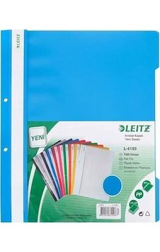 Leitz 41891030 Telli Dosya Açık Mavi 50'li Leitz 41891030 Telli Dosya Açık Mavi 50'li