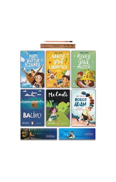 Timaş Çocuk Hapı Yuttuk Eczanesi - Naneyi Yedik Lokantası - Balino - Melodi - Nohut Adam Set 6 Kitap