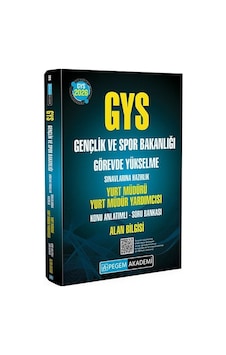 Pegem 2026 Gys Gençlik Ve Spor Bakanlığı Yurt Müdürü Ve Yardımcısı Konu Anlatımlı Soru Bankası Çözümlü Görevde Yükselme Pegem Akademi Yayınları Pegem 2026 Gys Gençlik Ve Spor Bakanlığı Yurt Müdürü Ve Yardımcısı Konu Anlatımlı Soru Bankası Çözümlü Görevde Yükselme Pegem Akademi Yayınları