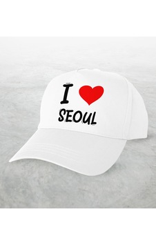 Bk Kids BK Gift I Love Seoul Tasarımlı Beyaz Şapka - Model 1 Bk Kids BK Gift I Love Seoul Tasarımlı Beyaz Şapka - Model 1