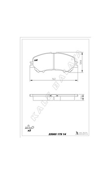 Kale-balata Ön Balata Renault Kadjar 15 Koleos Iı 15 Nıssan Qashqaı J11 13 X Traıl Iıı 14 22065-a01-00-kd11 410604ea0a D10604ca0a 410601596r Kale-balata Ön Balata Renault Kadjar 15 Koleos Iı 15 Nıssan Qashqaı J11 13 X Traıl Iıı 14 22065-a01-00-kd11 410604ea0a D10604ca0a 410601596r