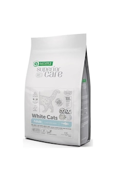 Nature's Protection Beyaz Tüylü Kediler İçin Ringa Balıklı Yetişkin Kedi Maması 1500 G