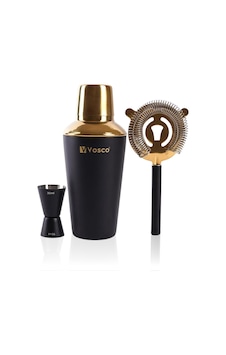 Vosco Golden 3 Parça Shaker Set