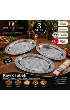 430 Kalite Krom Çelik Çirtikli Kayık 3 Adet Servis Tabağı 35 Cm İskender, Kebap, Pilav Ve Salata Sunum Tabağı Gümüş 430 Kalite Krom Çelik Çirtikli Kayık 3 Adet Servis Tabağı 35 Cm İskender, Kebap, Pilav Ve Salata Sunum Tabağı Gümüş