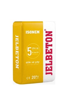Isonem Jel Beton Kendinden Yayılan Zemin Kaplaması 20 Kg - Sarı Isonem Jel Beton Kendinden Yayılan Zemin Kaplaması 20 Kg - Sarı