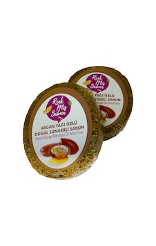 Renk Mis Sabun Argan Yağı Özlü Doğal Süngerli Katı Sabun 1 Adet Renk Mis Sabun Argan Yağı Özlü Doğal Süngerli Katı Sabun 1 Adet