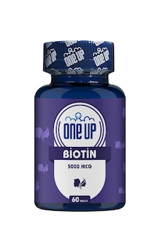One Up Biotin Aromasız 5000 Mcg 60 Tablet One Up Biotin Aromasız 5000 Mcg 60 Tablet