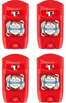 Old Spice Wolfthorn Erkek Stick Deodorant 4 x 50 ML Old Spice Wolfthorn Erkek Stick Deodorant 4 x 50 ML