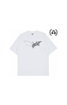 Startmore Batman Arkham Knight Vintage Y2k Tee T-shirt Baskılı Ekru