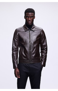 Hatemoğlu Siyah Slim Fit Bebe Yaka 100% Hakiki Deri Mont 33000 Siyah Hatemoğlu Siyah Slim Fit Bebe Yaka 100% Hakiki Deri Mont 33000 Siyah