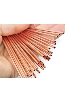 2mm Bakır Boru Saf İç Çap 1.2mm 2mm Bakır Boru Saf İç Çap 1.2mm