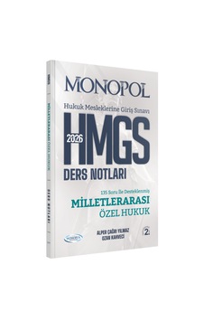 Hmgs Milletlerarası Özel Hukuk Ders Notları 2. Baskı Monopol Yayınları Hmgs Milletlerarası Özel Hukuk Ders Notları 2. Baskı Monopol Yayınları