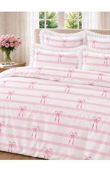 Uçkan Home %100 Pamuk Çift Kişilik Fırfırlı Nevresim Seti---uh-00104 Pembe Uçkan Home %100 Pamuk Çift Kişilik Fırfırlı Nevresim Seti---uh-00104 Pembe