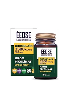 Eeose Bromelain Krom Pikolinat 60 Tablet Eeose Bromelain Krom Pikolinat 60 Tablet