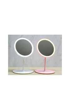 4 Adet Yuvarlak Ledli Makyaj Aynası Masaüstü Işıklı Ayna, Yuvarlak Tasarım, Vanity Mirror, Makeup Mirror Sarı 4 Adet Yuvarlak Ledli Makyaj Aynası Masaüstü Işıklı Ayna, Yuvarlak Tasarım, Vanity Mirror, Makeup Mirror Sarı