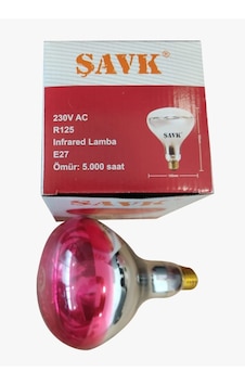 Şavk 250W Infrared Isı Veren Ampul Şavk 250W Infrared Isı Veren Ampul