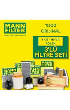 Mann-filter Fiat Egea / Egea Cross 1.4 Filtre Bakım Seti 3np 3lü - Hava + Yağ F. + Polen Mann-filter Fiat Egea / Egea Cross 1.4 Filtre Bakım Seti 3np 3lü - Hava + Yağ F. + Polen