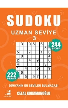 Sudoku Uzman Seviye 3 - Celal Kodamanoğlu - Olimpos Yayınları
