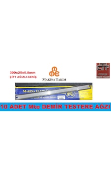 Demir Testere Ağzı-testere Lama Geniş-çift Ağız 10 Adet Demir Testere Ağzı-testere Lama Geniş-çift Ağız 10 Adet